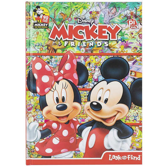 Disney Mickey Mouse & Friends - 90th Anniversary Look and Find - PI Kids cover image