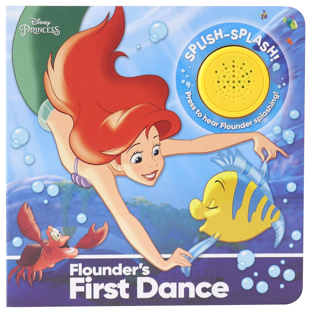 Disney Princess Little Mermaid Ariel - Flounder's First Dance! Sound Book - PI Kids (Play-A-Sound) cover image