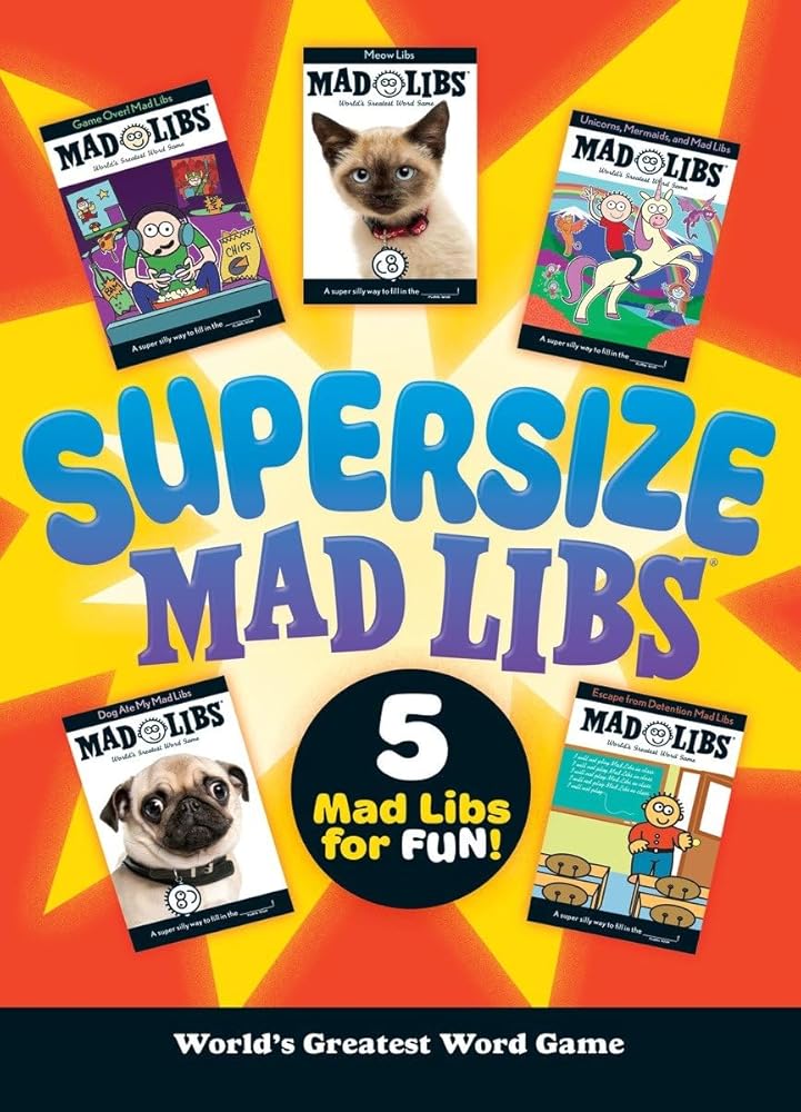 Supersize Mad Libs: Over 100 Stories in One! cover image