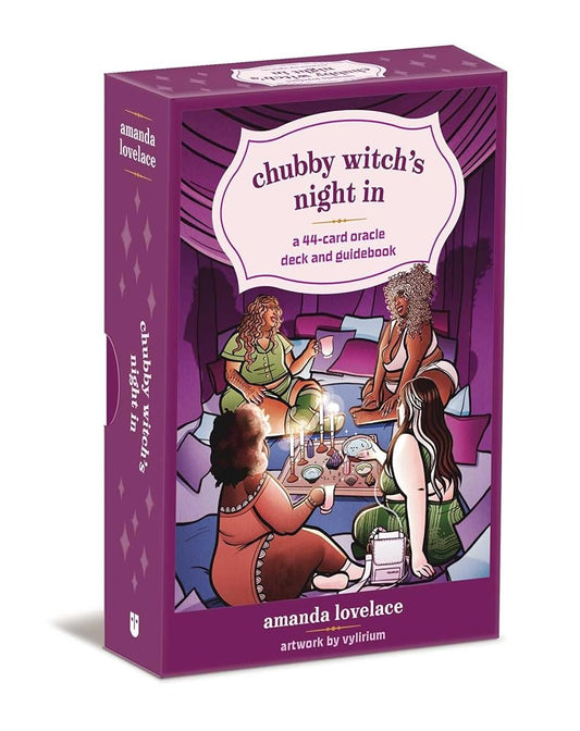 Chubby Witch's Night In: A 44-Card Oracle Deck and Guidebook cover image