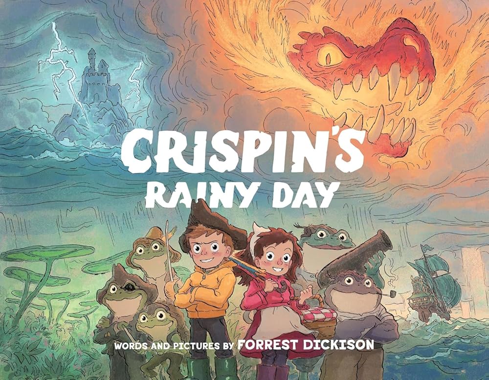 Crispin’s Rainy Day The Search for the Long Lost Lightning Blade - Illustrated Children’s Books - Fantasy Adventure Books for Kids cover image
