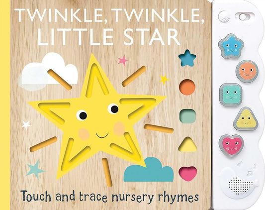 Touch and Trace Nursery Rhymes: Twinkle, Twinkle Little Star with 5-Buttton Light and Sound cover image