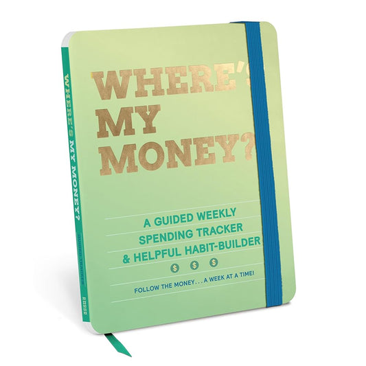 Knock Knock Where's My Money Habit Tracker Journal cover image
