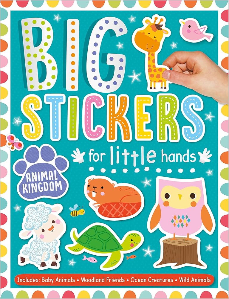 Big Stickers for Little Hands Animal Kingdom cover image