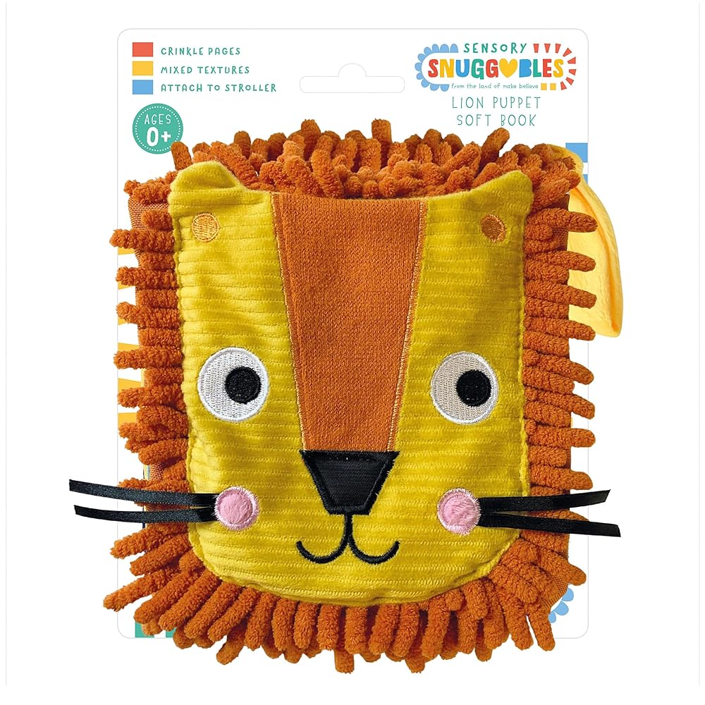 Sensory Snuggables Roar! Hand-Puppet Cloth Book cover image