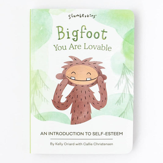 Slumberkins Bigfoot, You are Lovable: An Introduction to Self-Esteem, Promotes Self Esteem & Positive Relationships, Social Emotional Learning Tools for Ages 0+ cover image