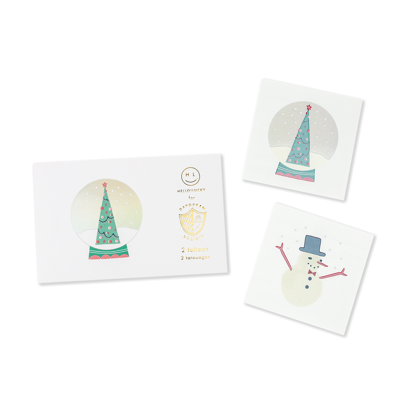 Snow Day Temporary Tattoos - 2 Pk.