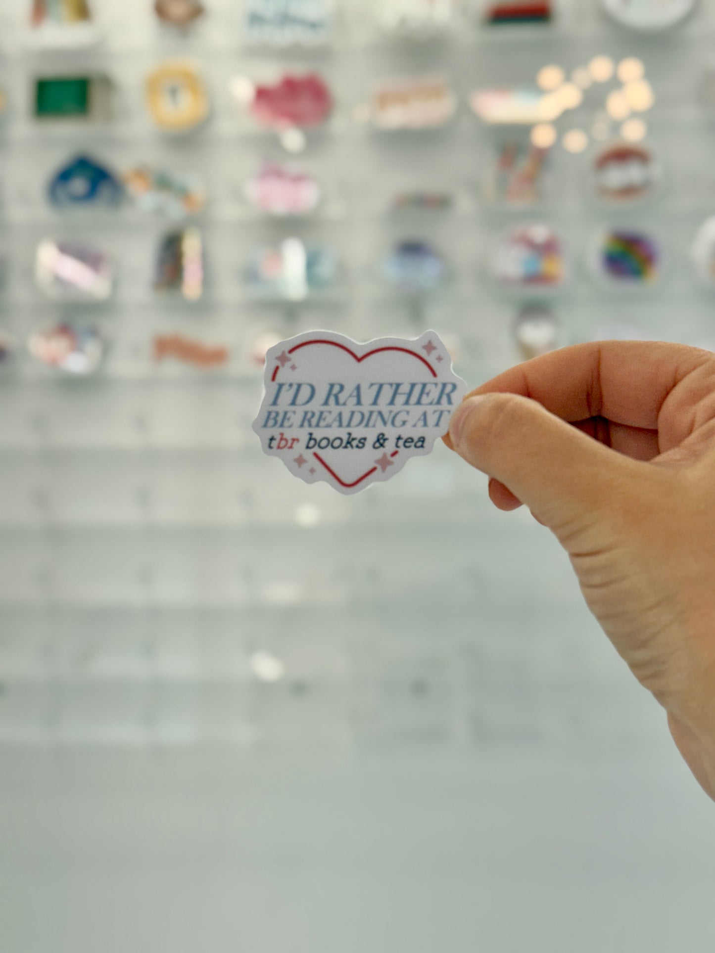 I'd Rather Be Reading TBR Sticker