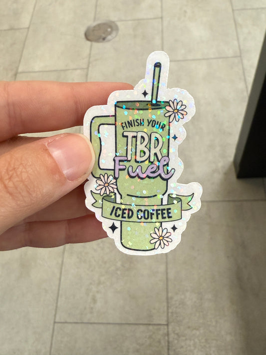 Finish Your TBR Fuel Sticker