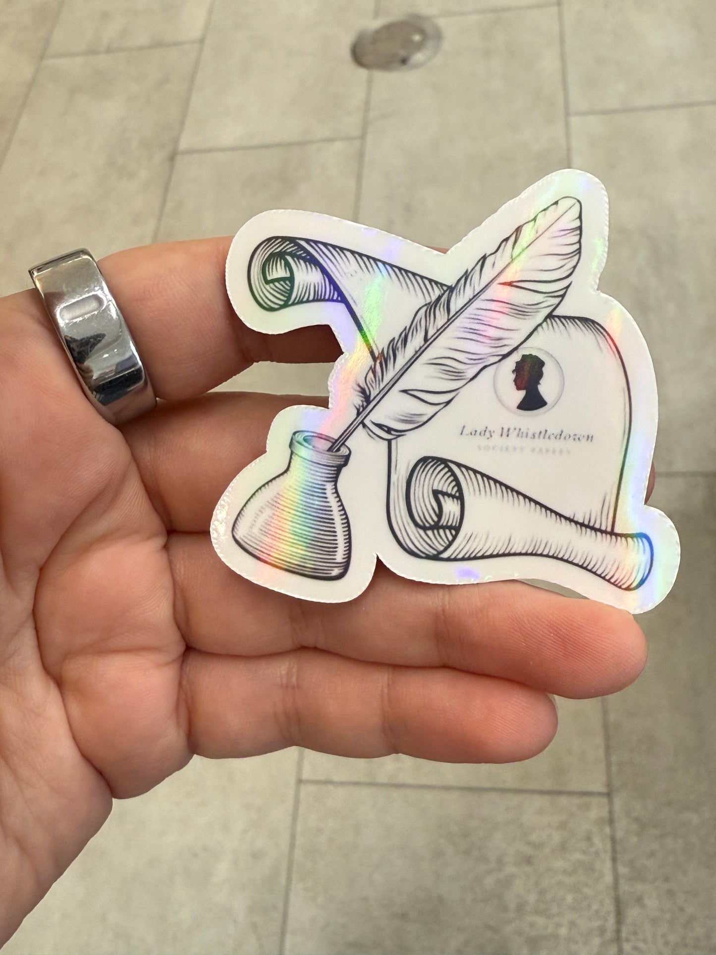 Lady Whistledown Sticker