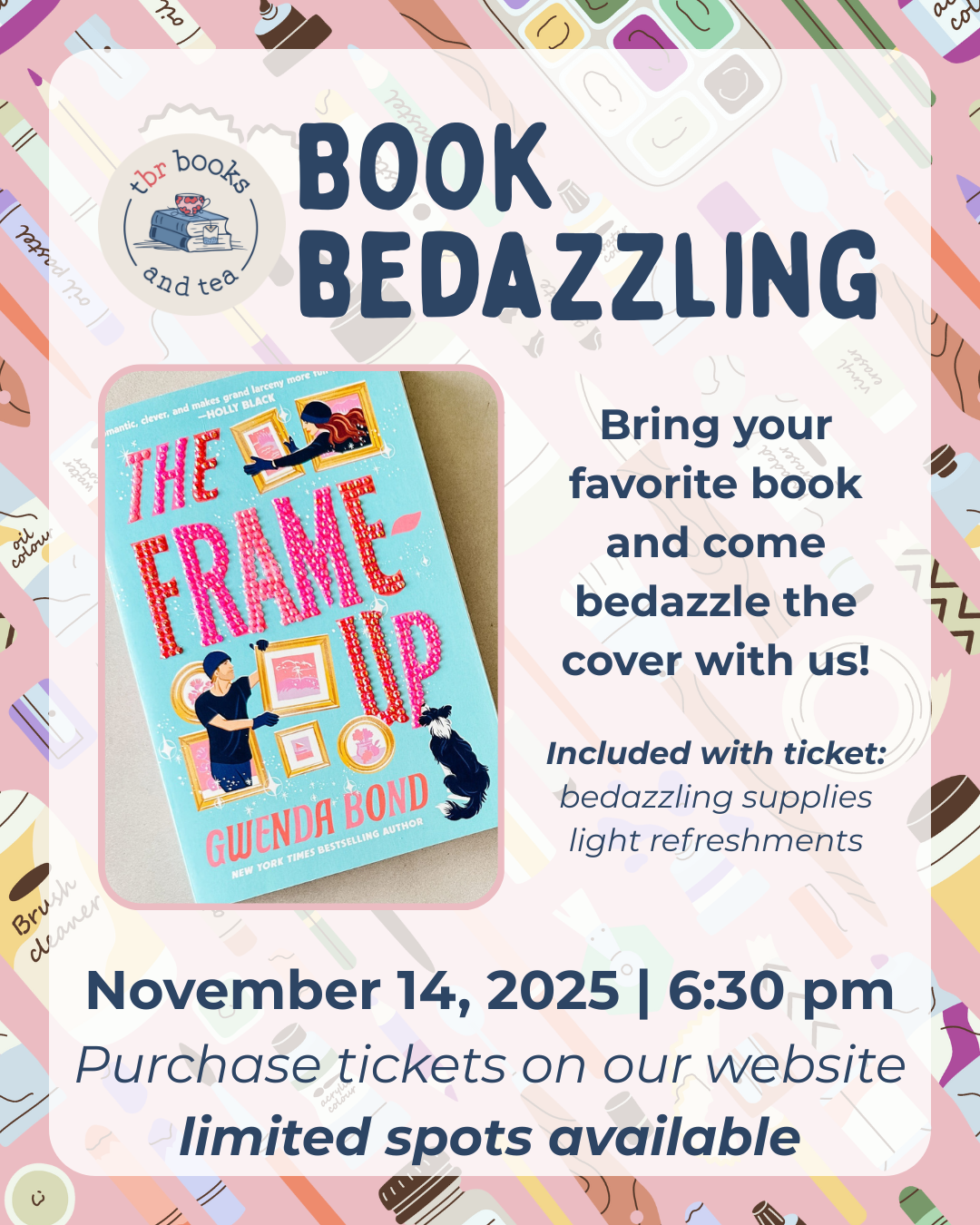 Book Bedazzling 11/14/25
