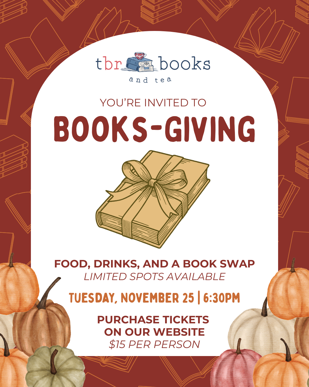 Books-Giving Mixer 11/25/25