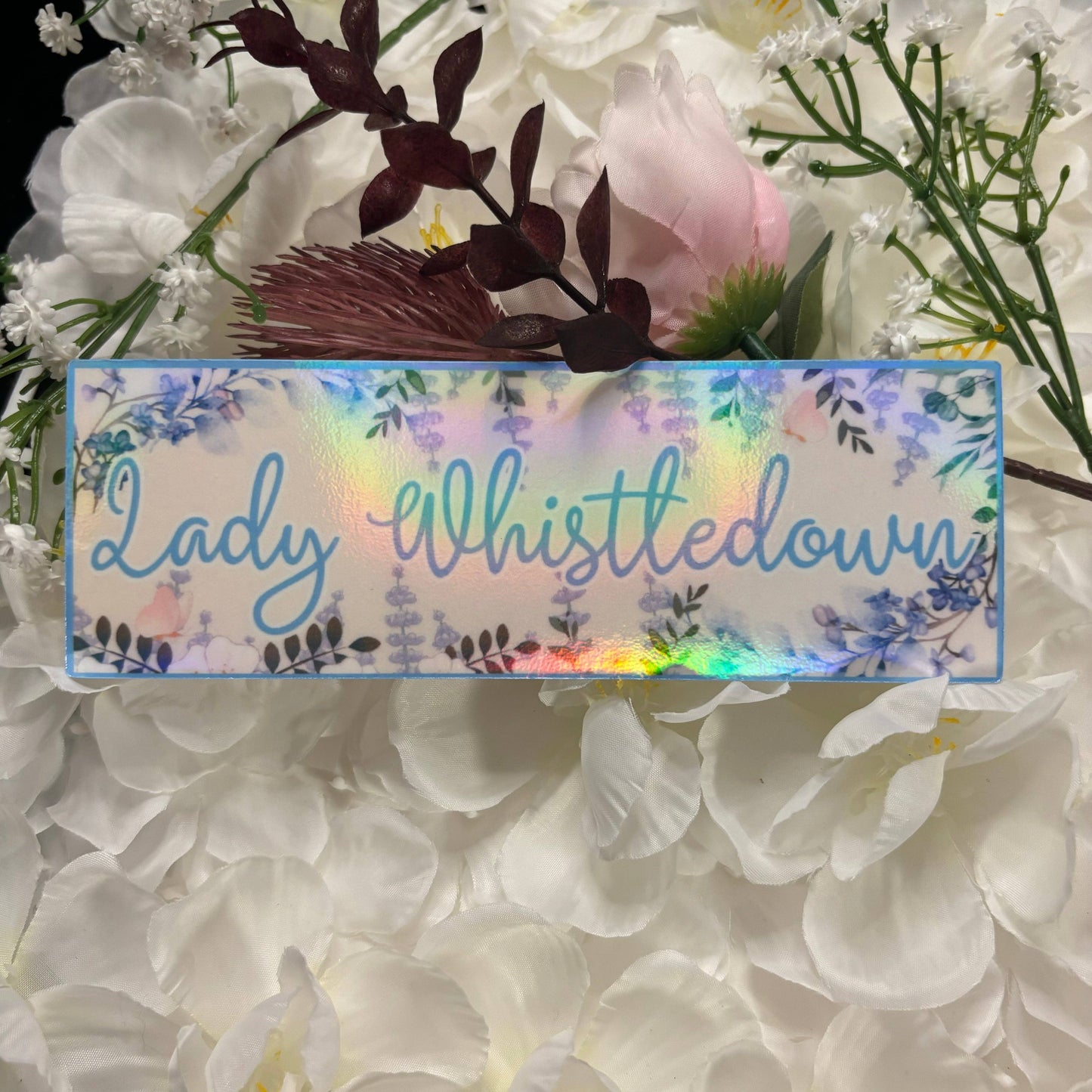 Lady Whistledown Floral Bookmark
