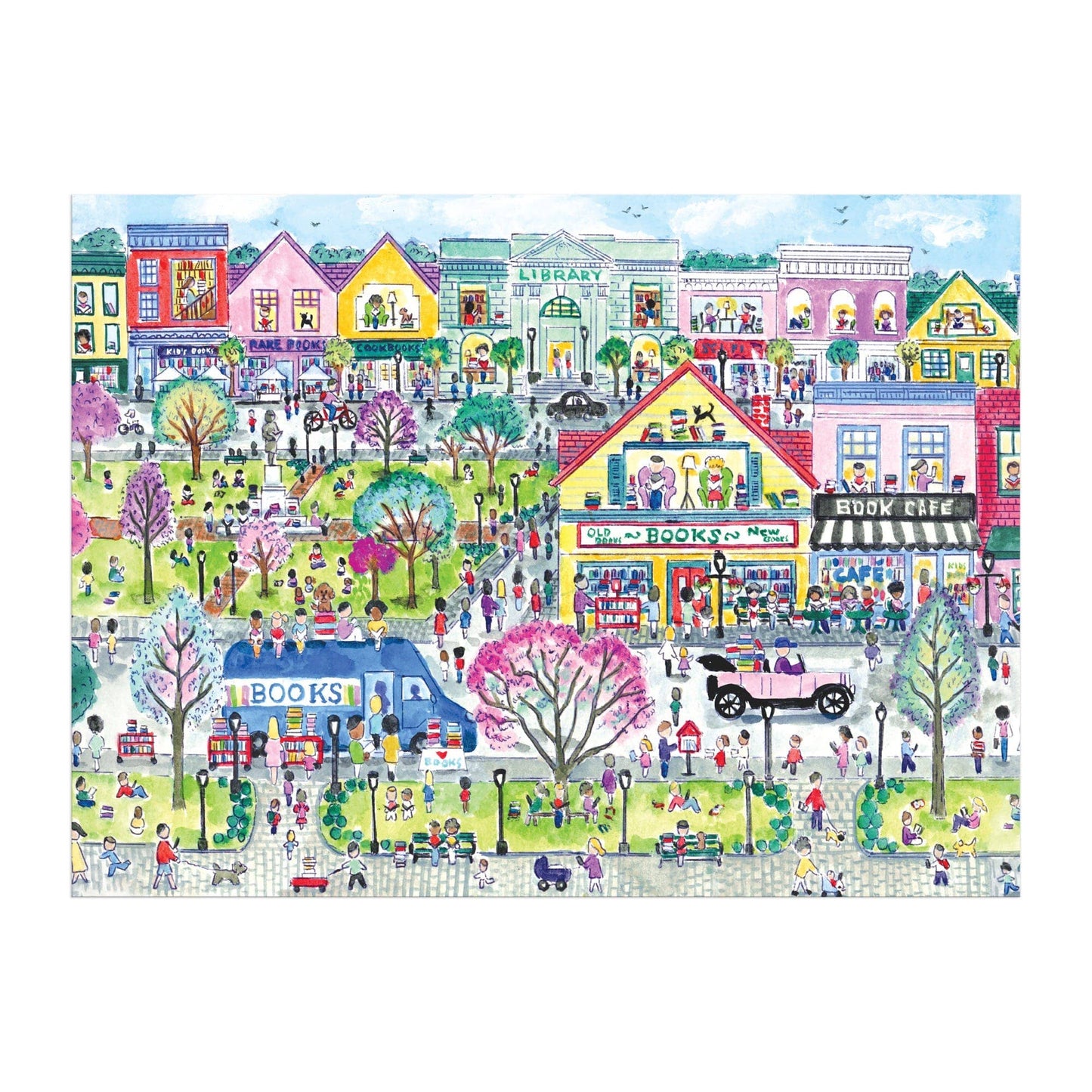 Michael Storrings Book Town 1000 Piece Puzzle