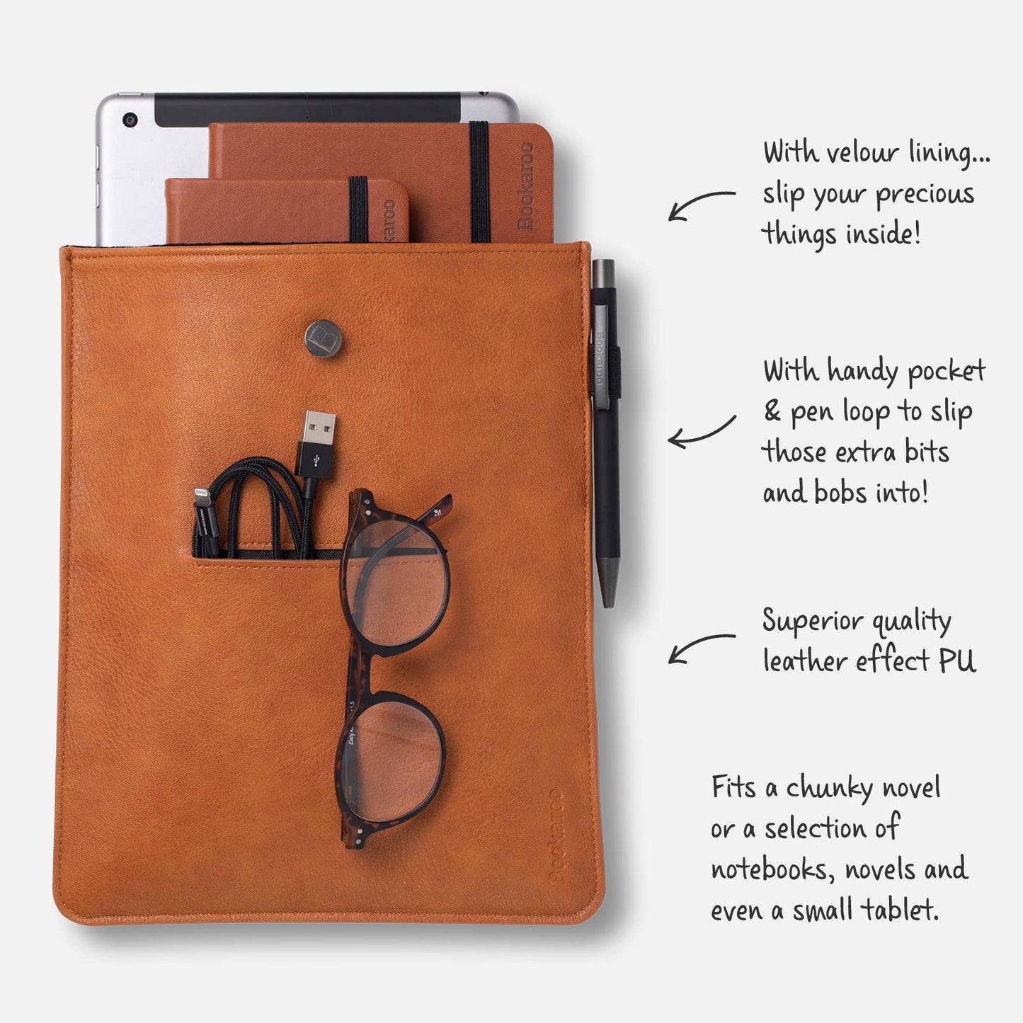 Bookaroo Books & Stuff Pouch