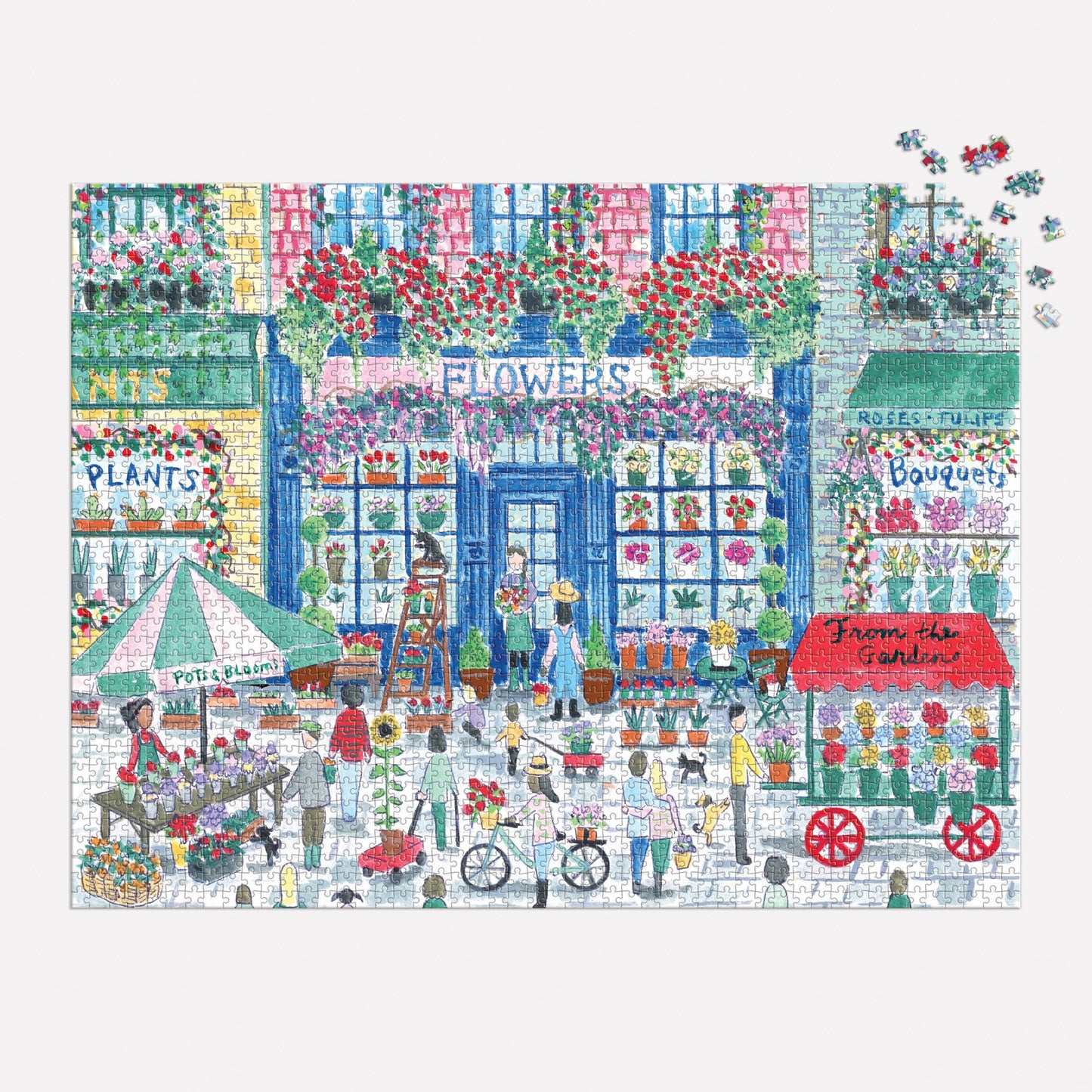Michael Storrings Market in Bloom 2000 Piece Puzzle