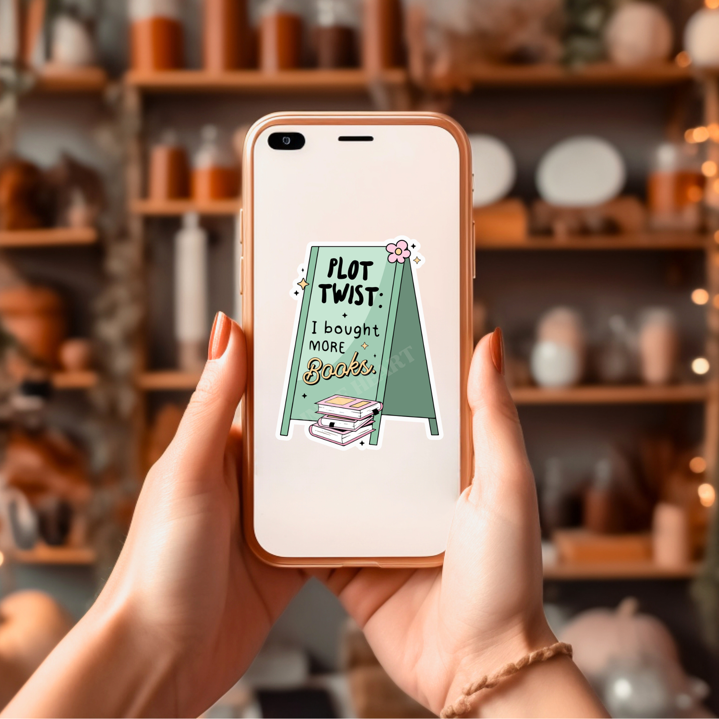 Plot Twist Vinyl Sticker