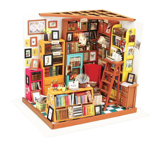 DIY Miniature House Kit: Sam's Study