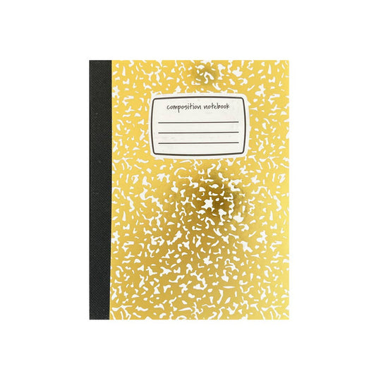 Gold Mini Composition Notebook - 1 pk.