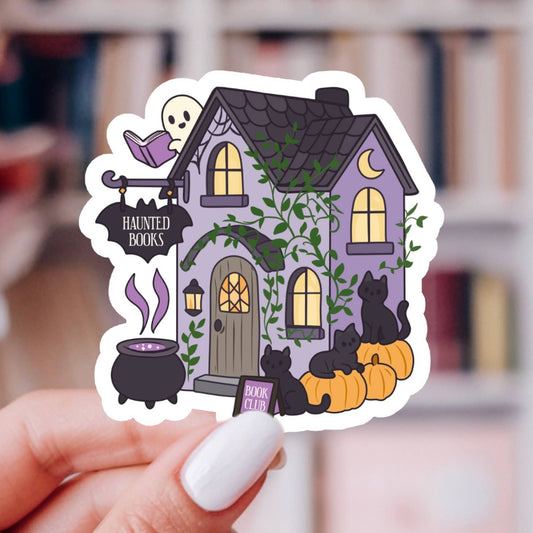 Haunted Book Shop Sticker