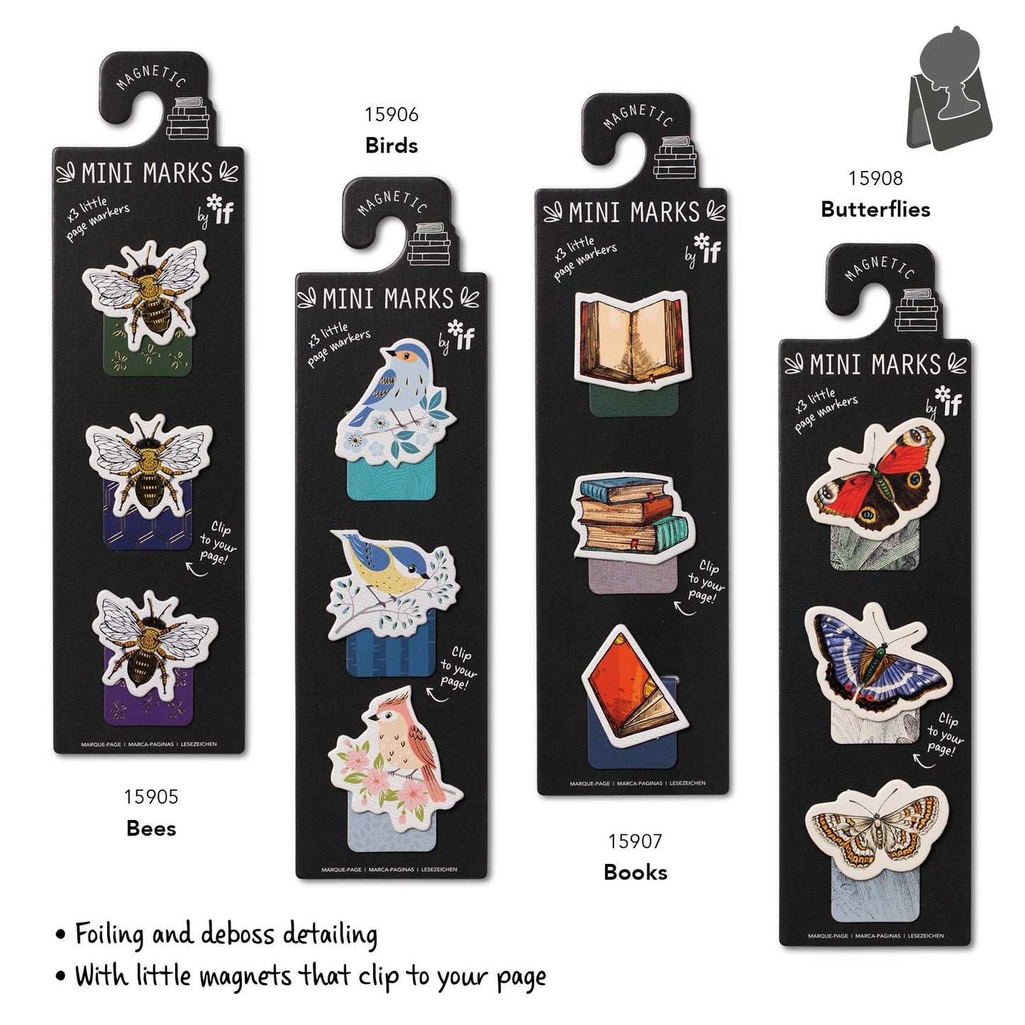 Mini-Marks Magnetic Bookmarks