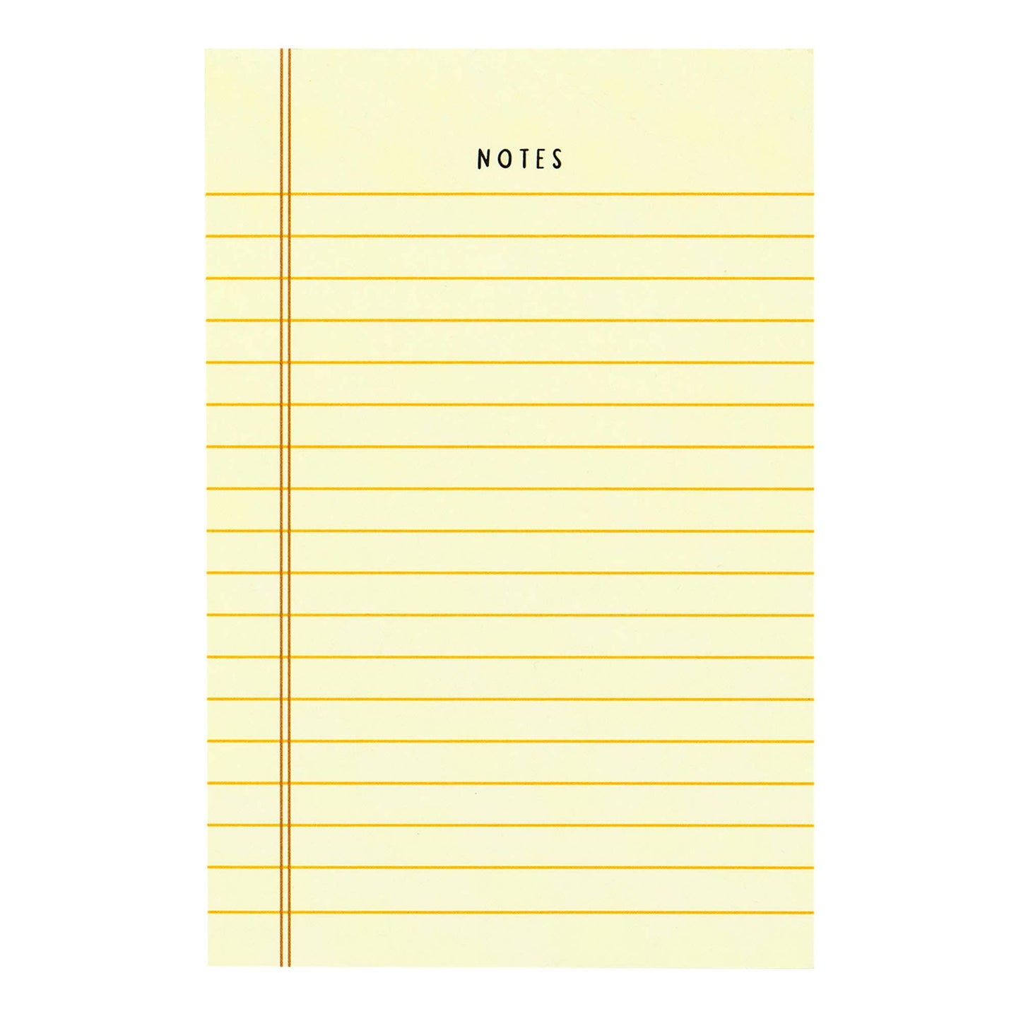 Yellow Notes 4x6 Notepad