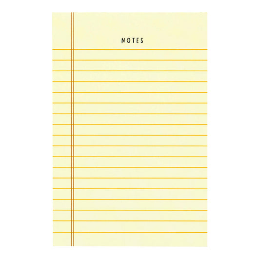 Yellow Notes 4x6 Notepad