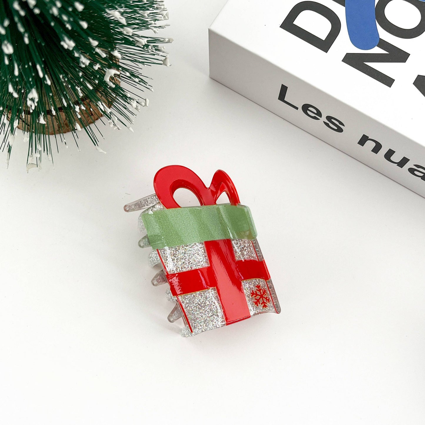 Christmas Series Claw Clip, Winter Hair Clip