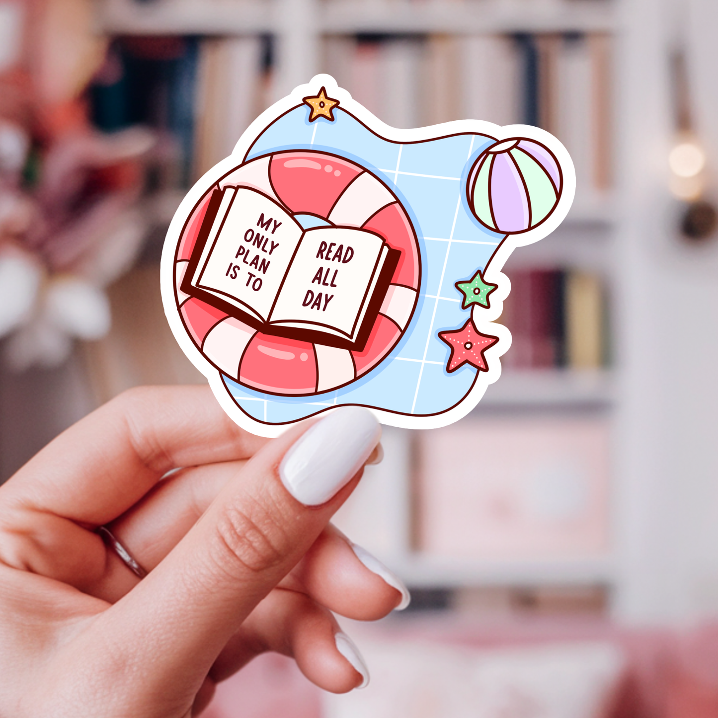Summer Plans Vinyl Sticker ‚Äì Summer Book Lover