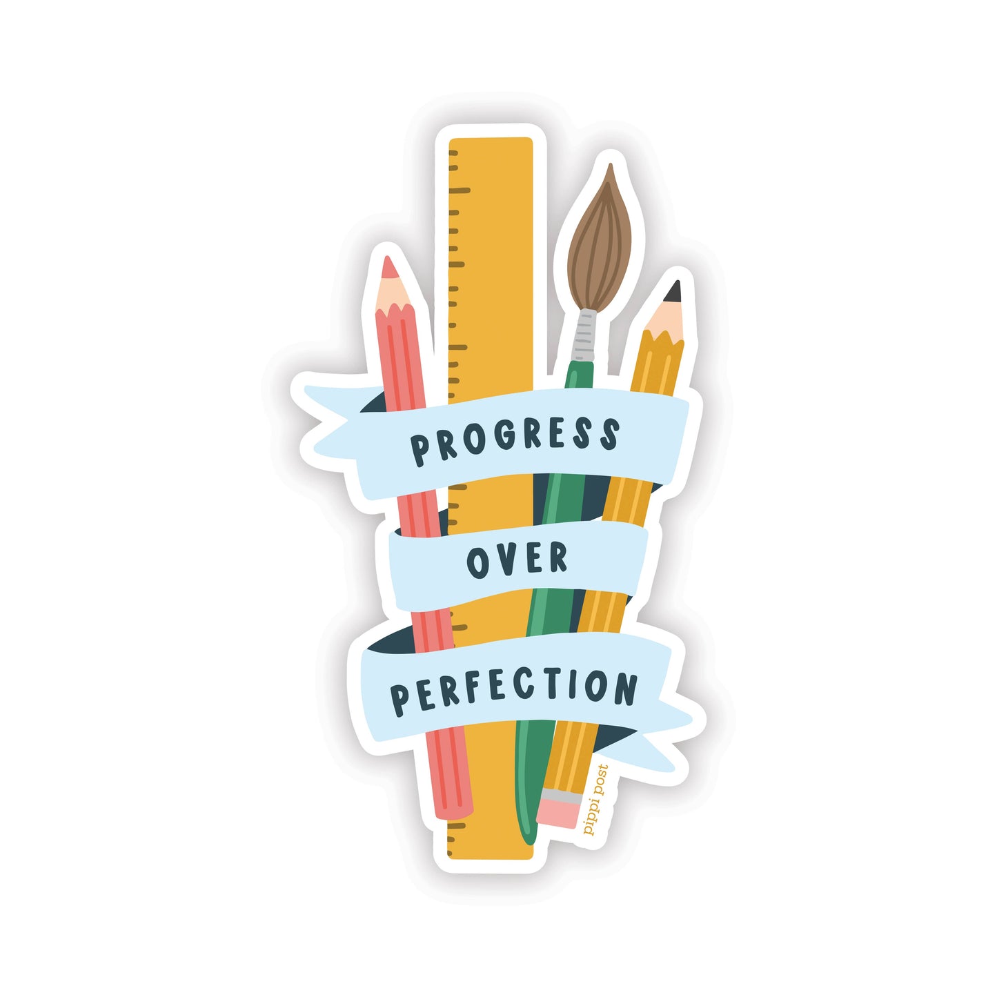 Progress Over Perfection Decal Sticker
