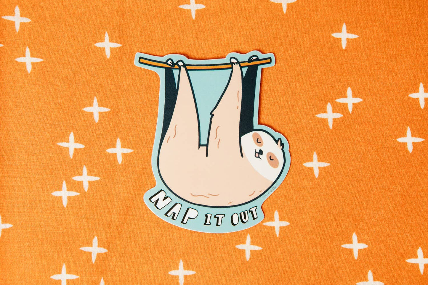 Nap It Out Sloth Vinyl Decal Sticker