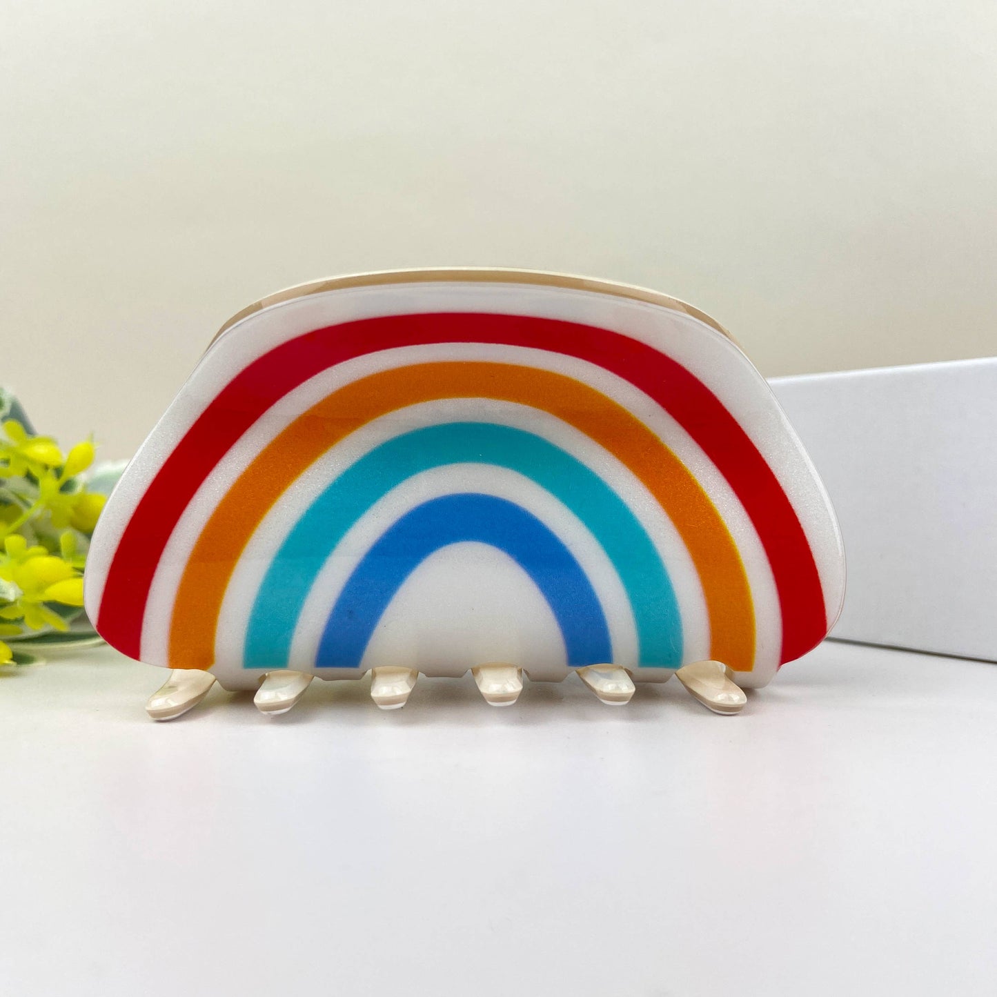 Cute Cartoon Rainbow Hair Clip