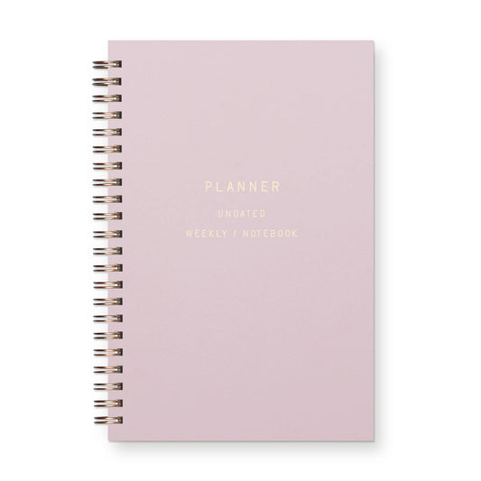 Standard Type Undated Weekly Planner Journal
