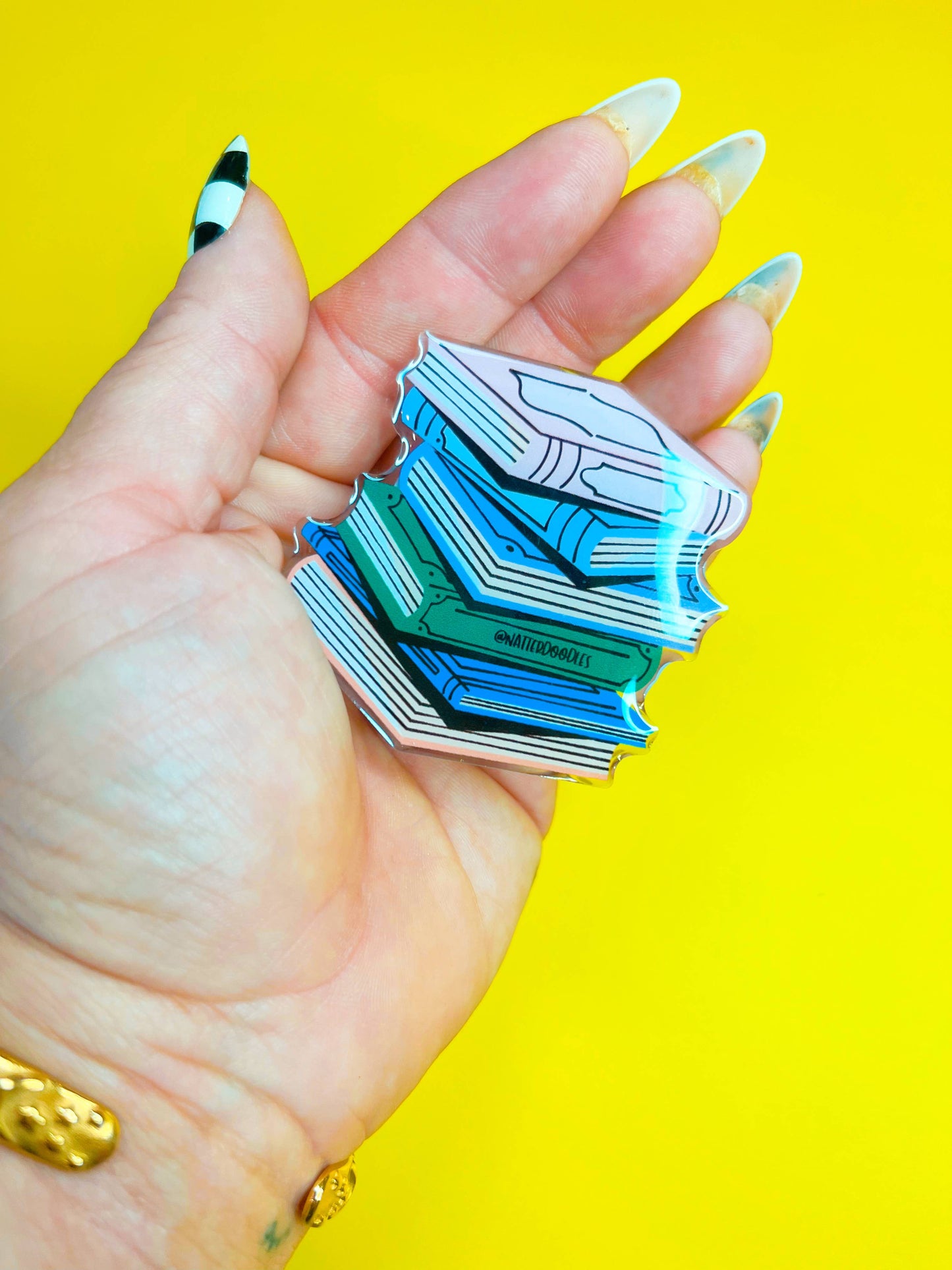 Stacks on Stacks Book Phone Grip – Cute Book Lover