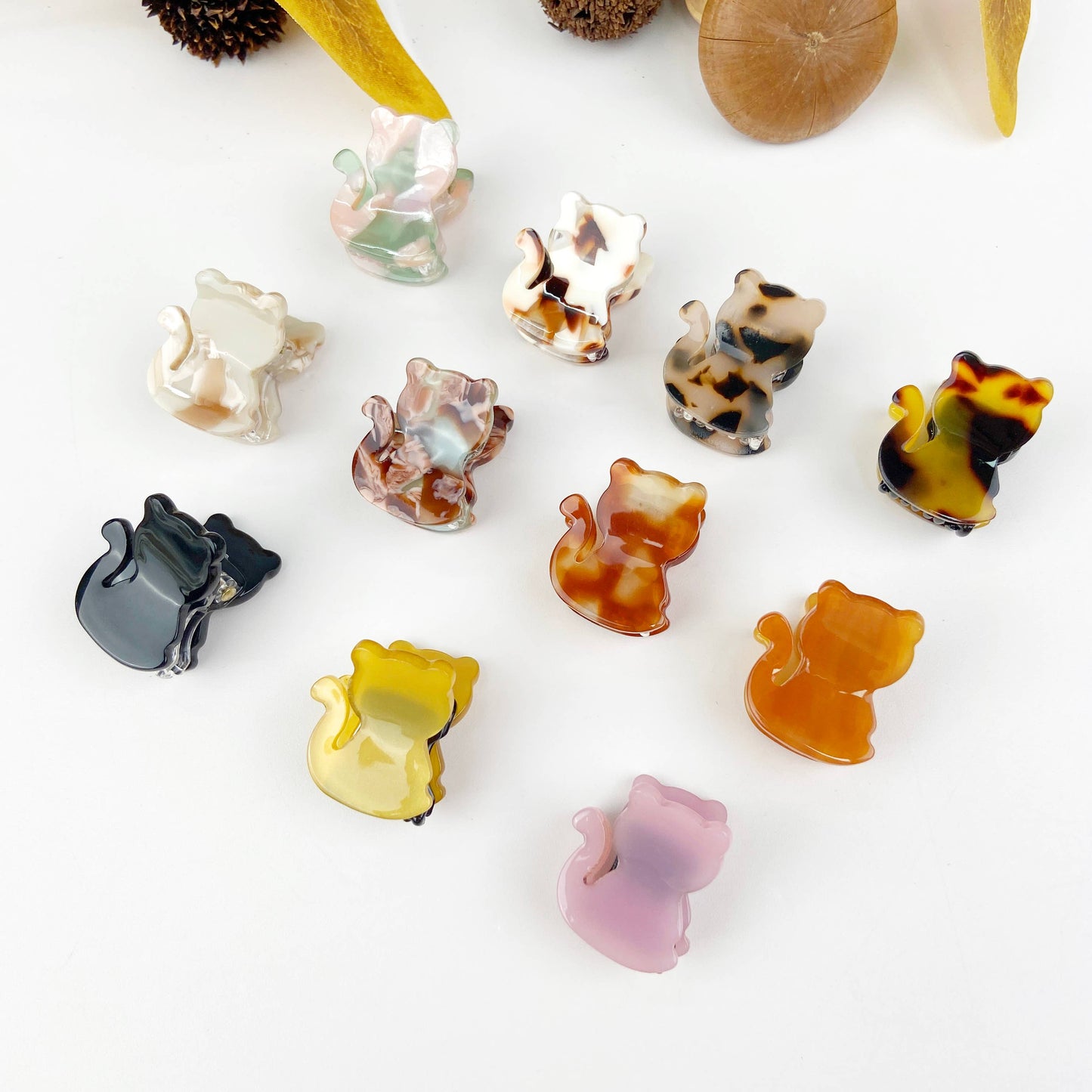 Mini Cute Cat Hair Claw Clip