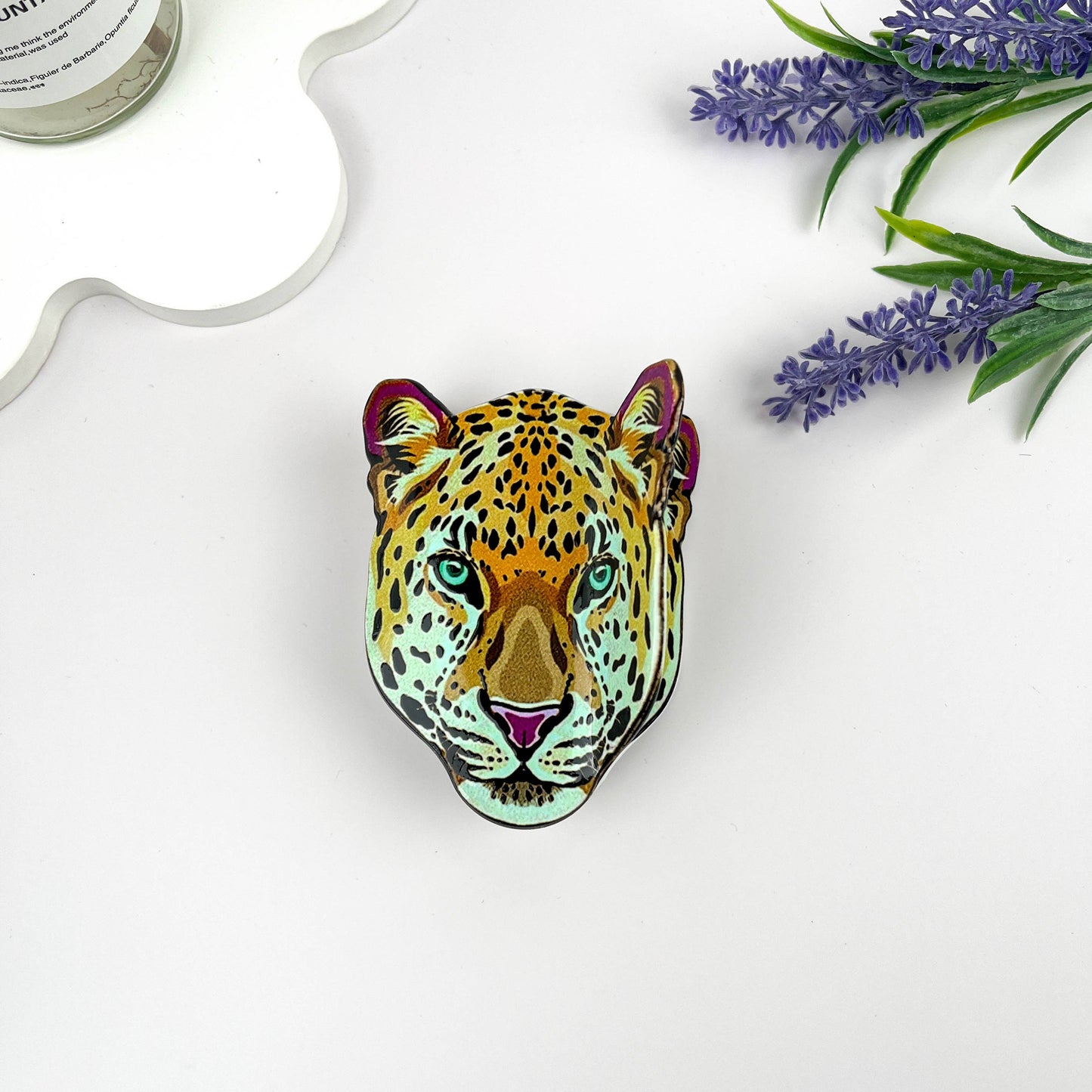 Fierce Tiger Print Hair Claw Clip