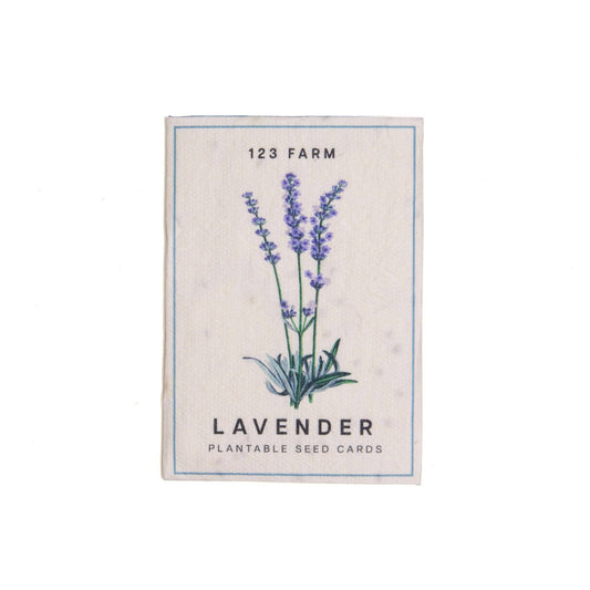 Plantable Lavender Seed Cards ‚Äì Write, Gift, and Grow