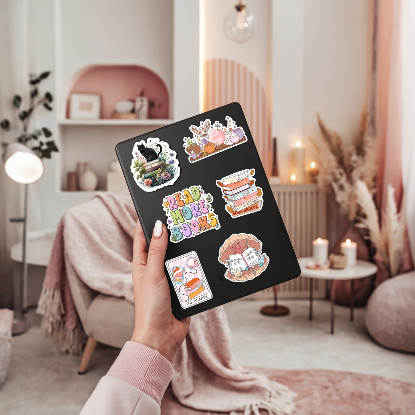 Summer Girl Book Club Vinyl Sticker ‚Äì Summer Book Lover¬†