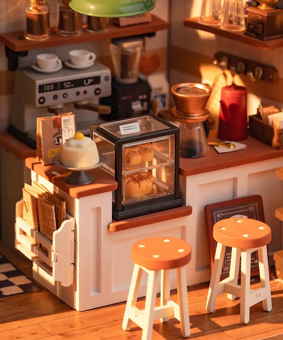 DIY Miniature House Kit: No. 17 Caf√©