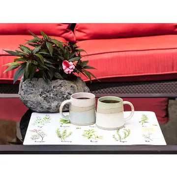 Pnk/Blu Rustic Style Mug