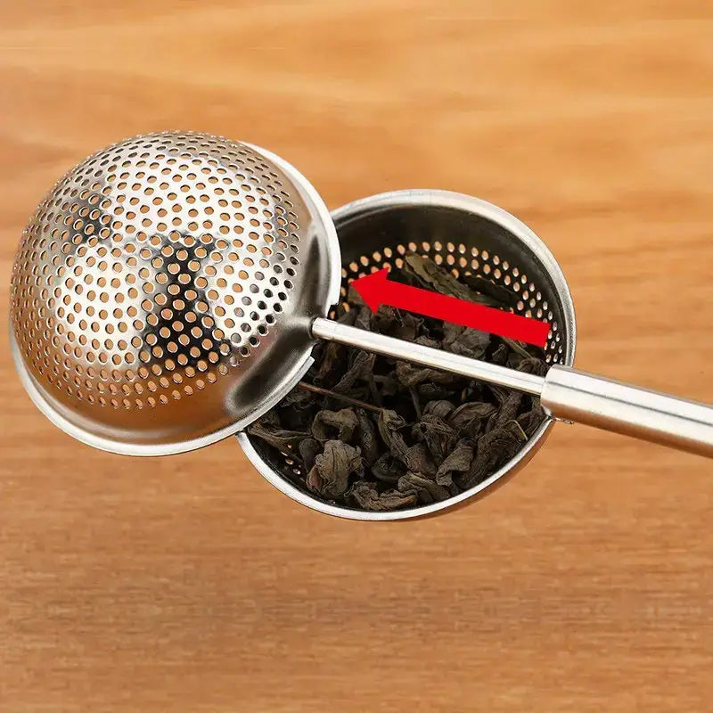 Stainless Steel Tea Infuser & Dusting Wand for Baking & Tea