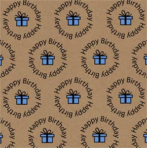 Eco-friendly Kraft wrapping paper (42 rolls) FSC™ Recyled