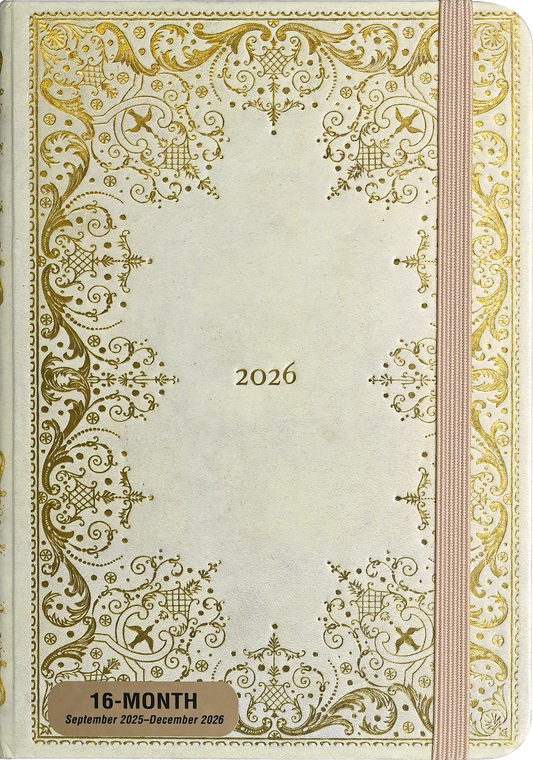 2026 Gilded Ivory Weekly Planner