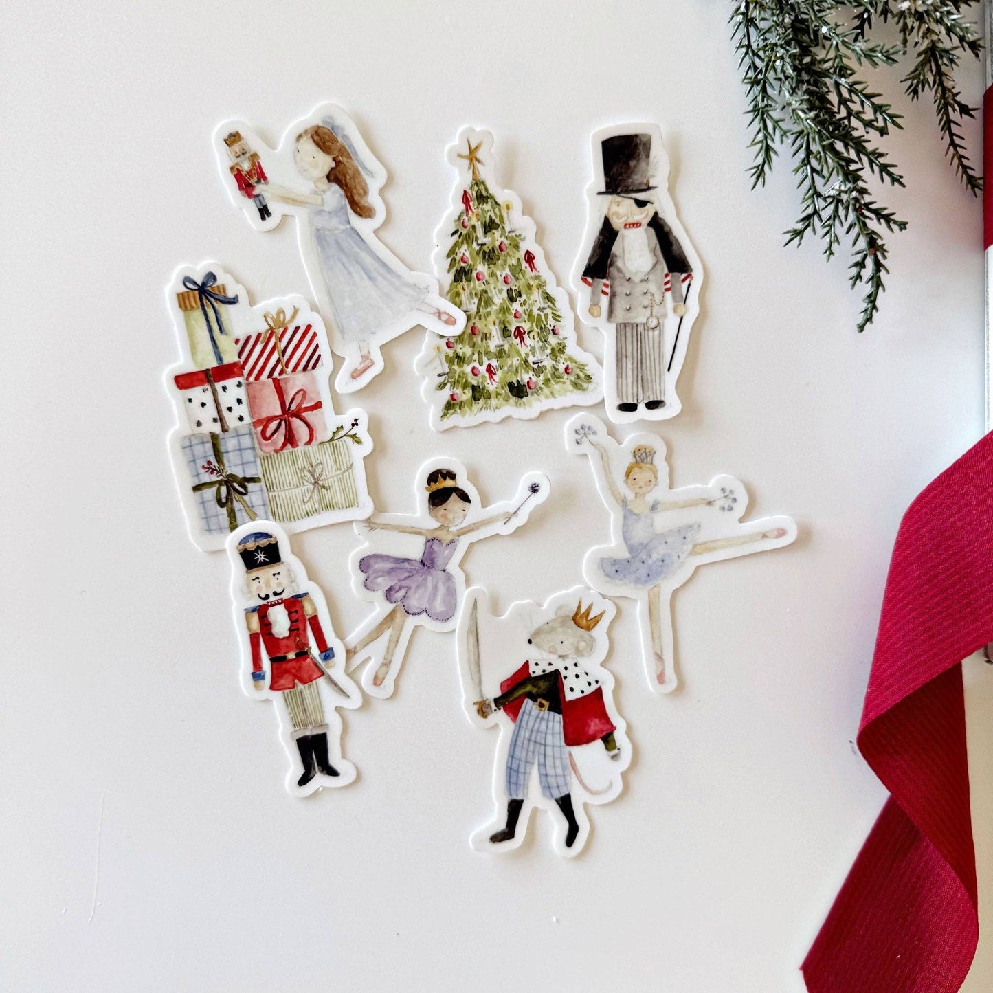 Nutcracker tree sticker