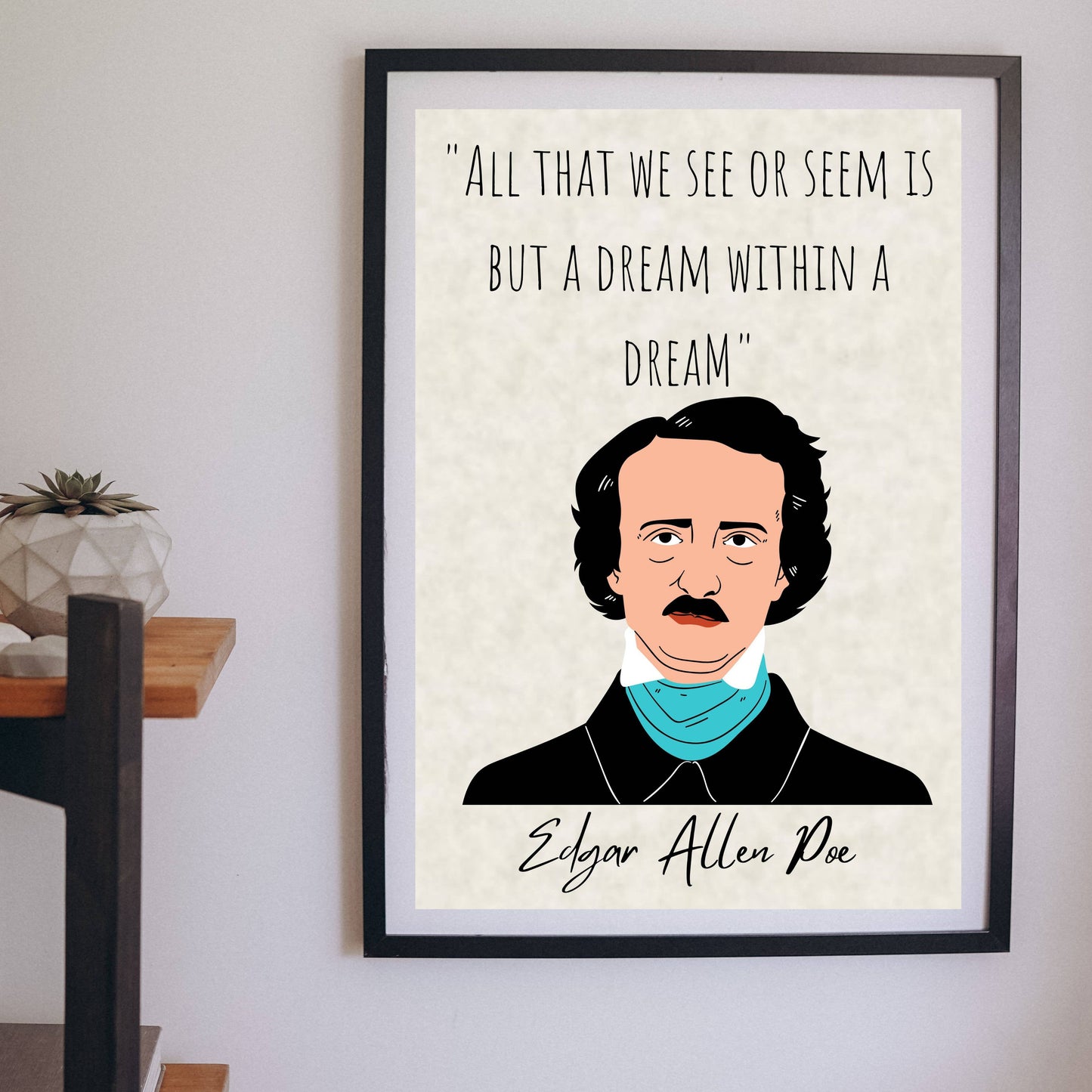 Author Series: Inspirational Quote Prints Vintage Styled