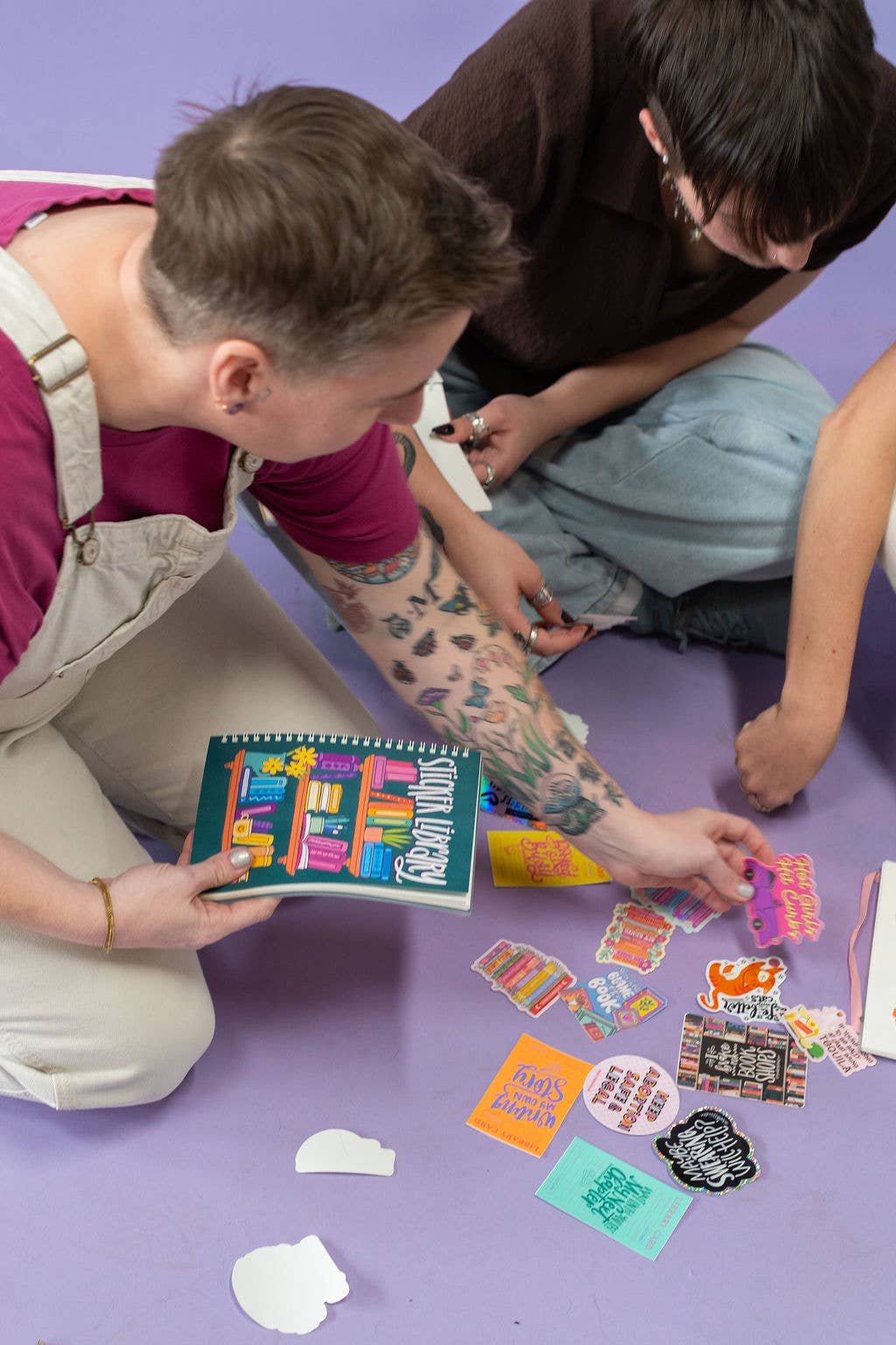 Sticker Library – Colorful Reading Reusable Sticker Book