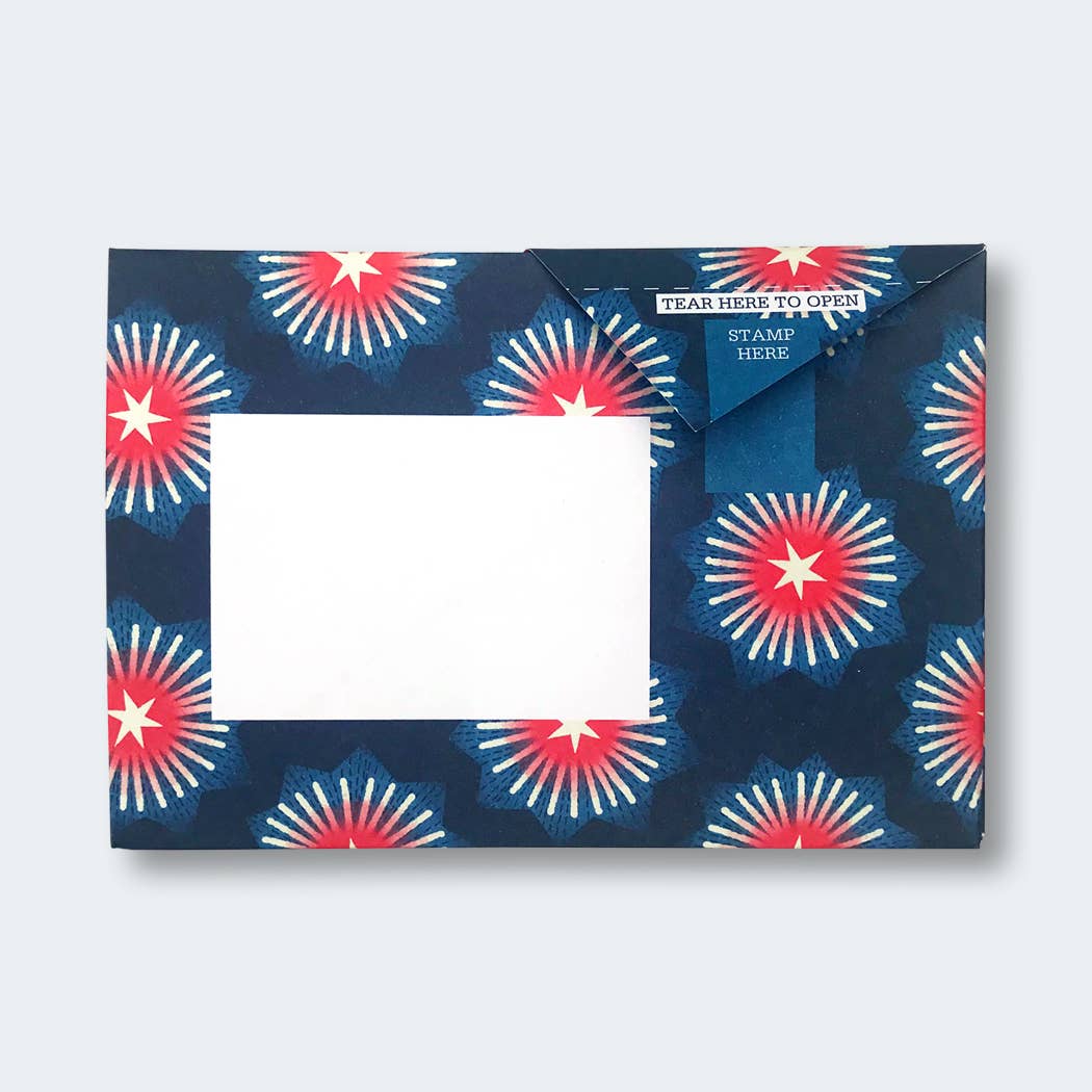 Starburst Pigeon letter pack