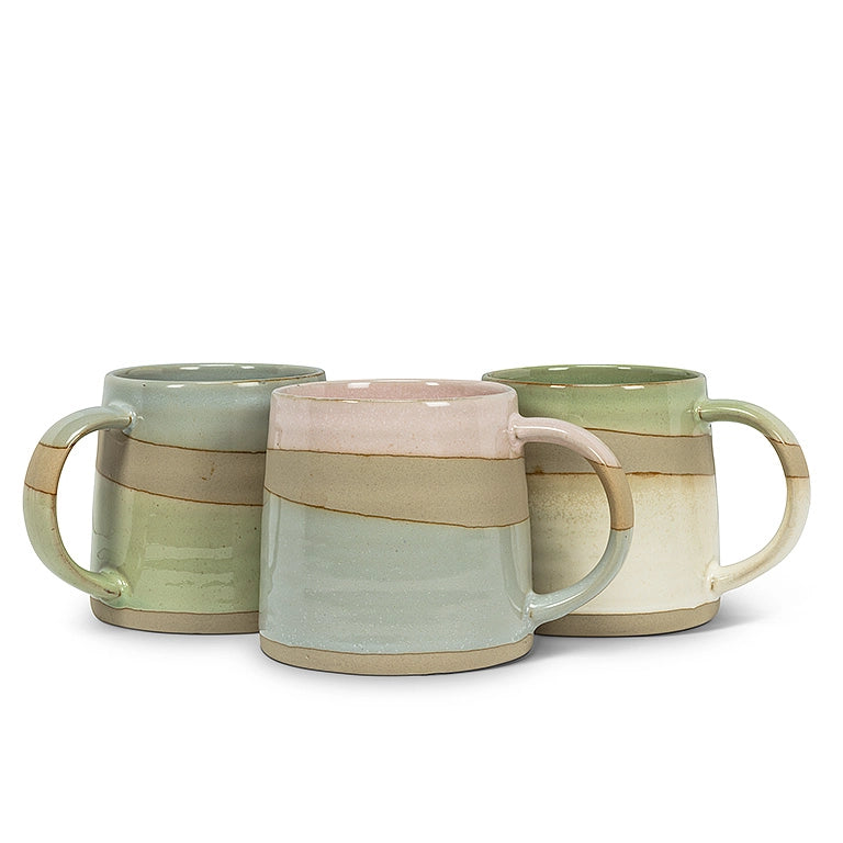Pnk/Blu Rustic Style Mug