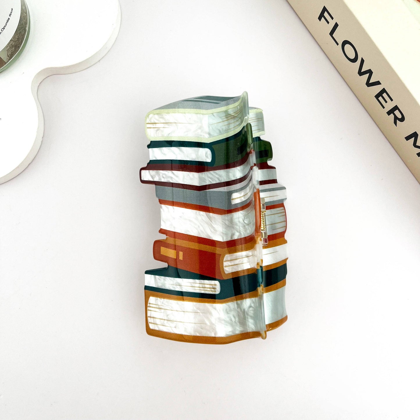 Ocean of Knowledge Book Hair claw clip
