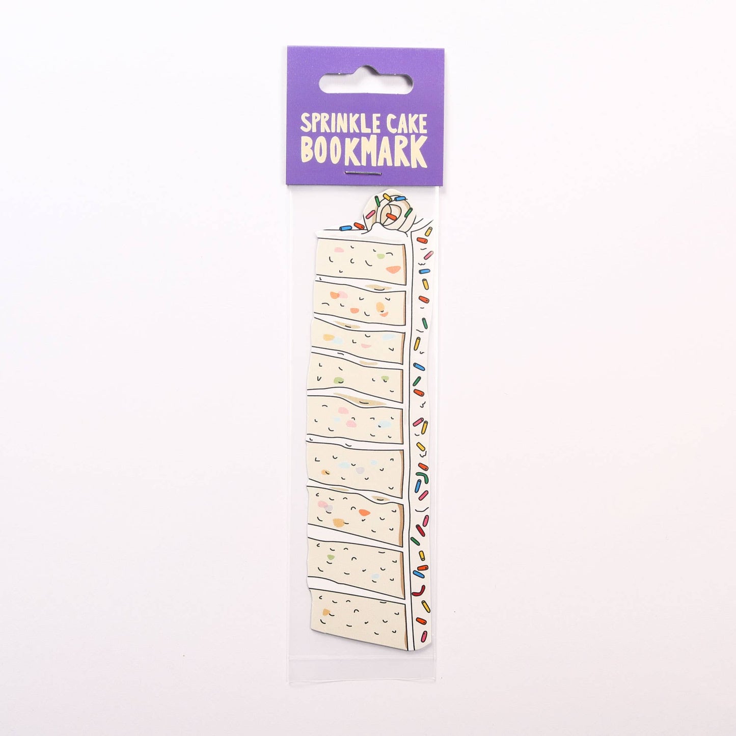 Sprinkle Cake Slice Bookmark (it's die cut!)